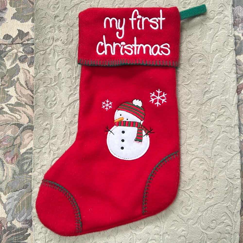 Carter’s Baby “My First Christmas” Stocking 13 1/2” Long